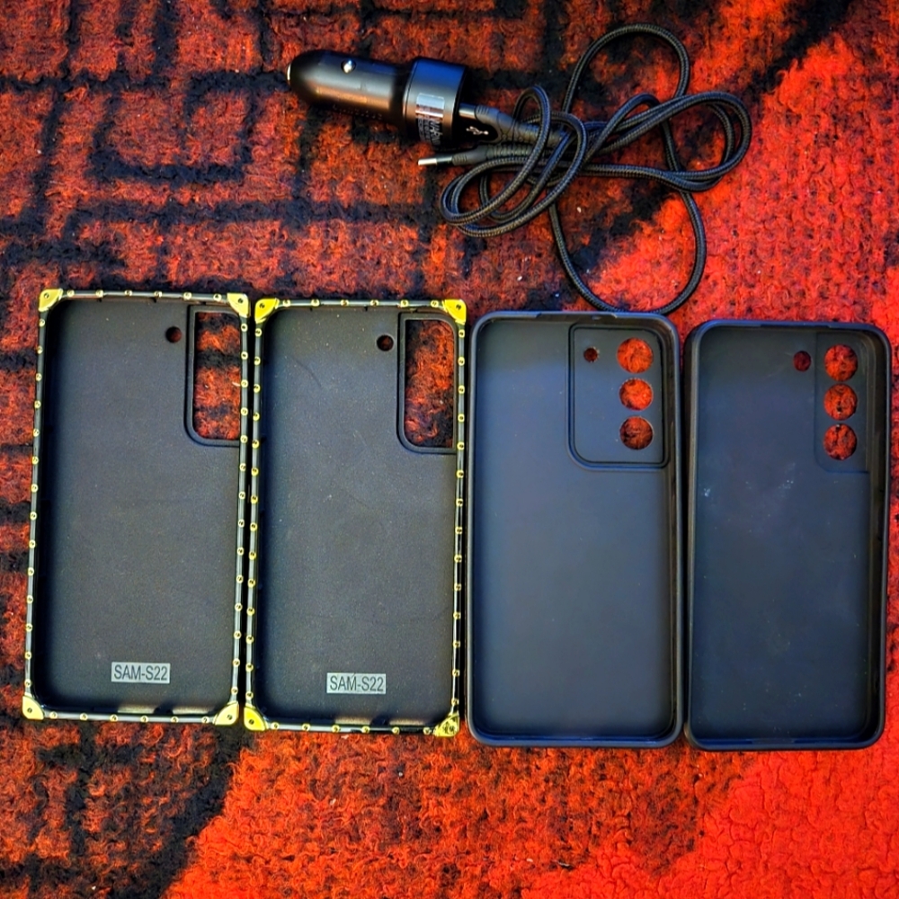 Samsung S22 Phone Cases/ Car Charger